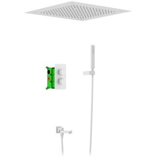 Душевой комплект Timo Petruma SX-5019/16SM с термостатом белый матовый